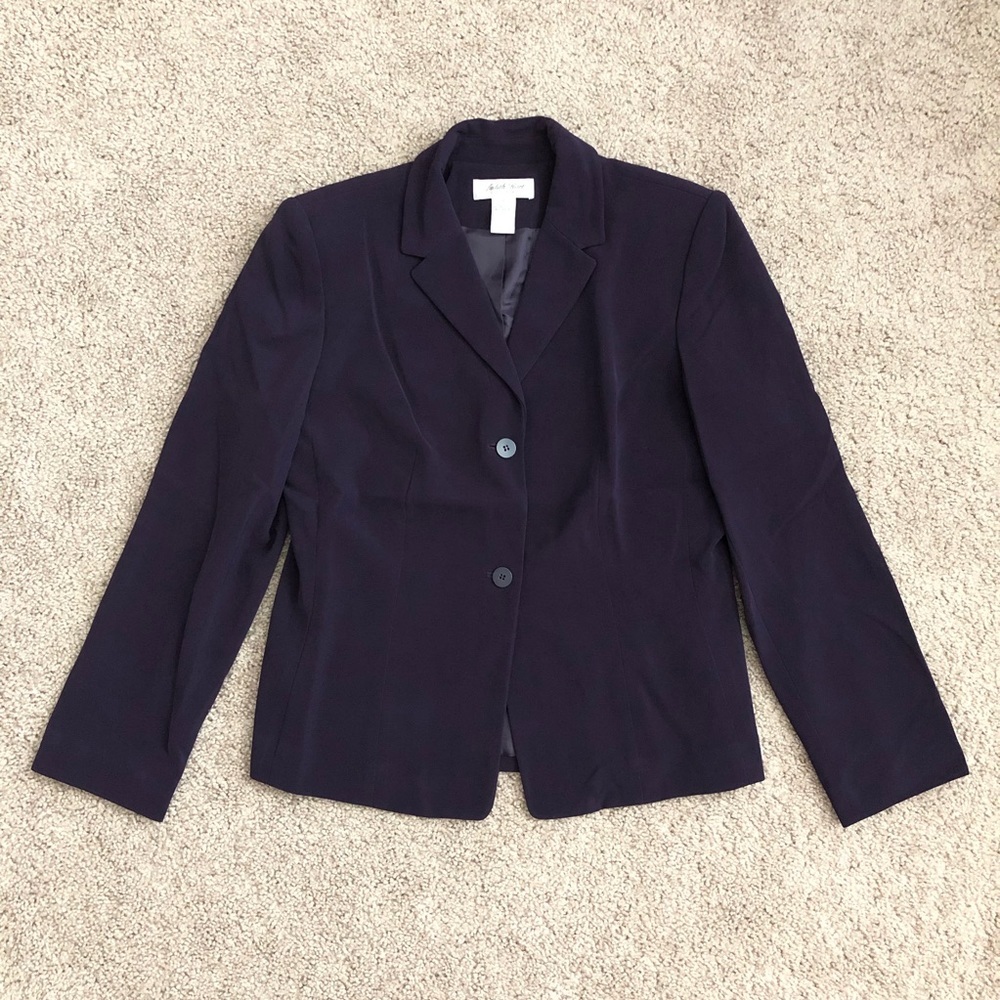 Judith Hart Collection Blazer Womens Size 8 Deep Purple